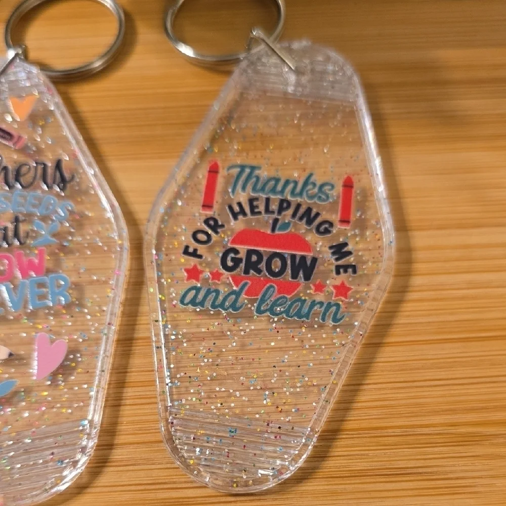 Inspirational Teacher Keychains